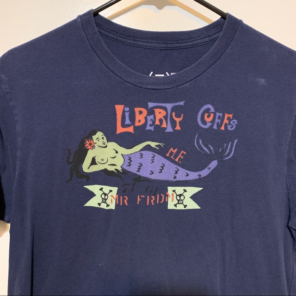 Mister Freedom X GAP(red) “Liberty Cuffs” Tshirt S